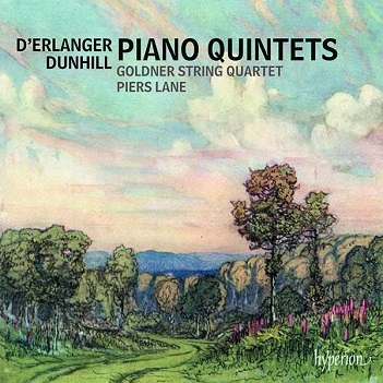 Goldner String Quartet/Piers Lane - D'erlanger/Dunhill: Piano Quintets