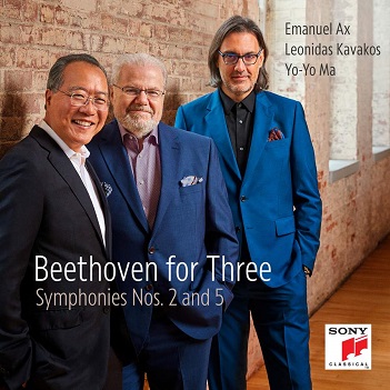 Yo-Yo Ma, Leonidas Kavakos & Emanuel Ax - Beethoven For Three: Symphonies Nos. 2 and 5
