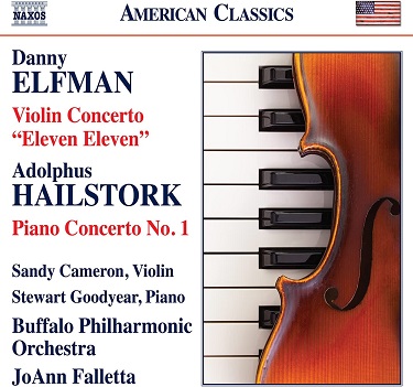 Cameron, Sandy / Buffalo Philharmonic Orchestra / Joann Falletta - Elfman: Violin Concerto Eleven Eleven - Hailstork: Piano Concerto No. 1