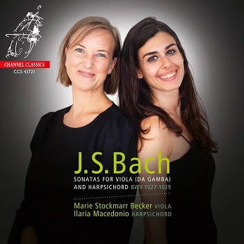 Becker, Marie Stockmarr / Ilaria Macedonio - J.S. Bach: Sonatas For Viola Da Gamba and Harpsichord Bwv1027-1029
