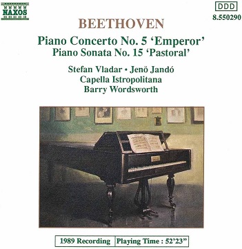 Vladar, Stefan & Jeno Jando - Beethoven: Piano Concerto No. 5 'Emperor' / Piano Sonata No. 15 'Pastoral'