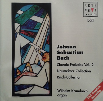 BACH, JOHANN SEBASTIAN - CHORALE PRELUDES Vol. 2: 20 Arnstadter Chorale & 3 Chorale aus der Rinck-Sammlung 