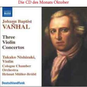 Vanhal, J.B. - 3 Violin Concertos