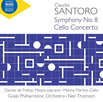 Freitas, Denise De/Marina Martins/Goias Philharmonic Orchestra/Neil Thomson - Claudio Santoro: Symphony No. 8 - Cello Concerto