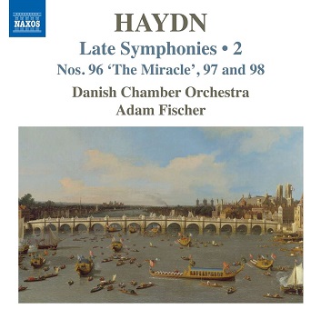 Danish Chamber Orchestra / Adam Fischer - Haydn: Late Symphonies, Vol. 2 - Nos. 96, 97 and 98