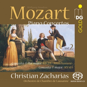 Zacharias, Christian / Orchestre De Chambre De Lausanne - Mozart Piano Concertos Vol. 2: Kv271/Kv413