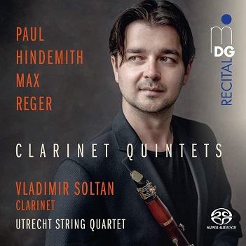 Soltan, Vladimir / Utrecht String Quartet - Hindemith/Reger: Clarinet Quintets