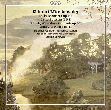 Wallfisch, Raphael / Simon Callaghan / Janacek Philharmonic Orchestra - Liadov, Miaskowsky & Rimsky-Korsakov: Cello Concerto/Cello Sonatas/Prelude