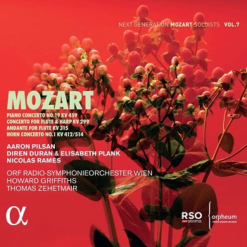 Orf Radio-Symphonieorchester Wien / Howard Griffiths / Thomas Zehetmair - Mozart: Piano Concerto No. 19 Kv 459 / Concerto For Flute & Harp Kv 299