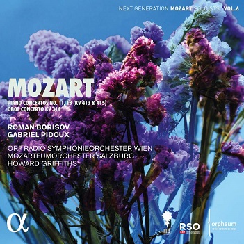 Borisov, Roman / Gabriel Pidoux - Mozart Piano Concertos No. 11, 13 (Kv 413 & 415) & Oboe Concerto Kv 314