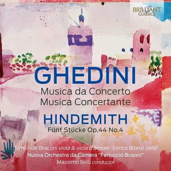 Nuova Orchestra Da Camera Ferruccio Busoni - Ghedini: Musica Da Concerto/Hindemith: Funf Stucke