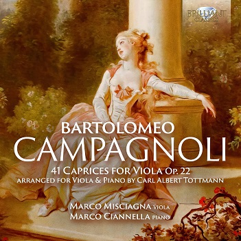 Misciagna, Marco / Marco Ciannella - Campagnoli: 41 Caprices For Viola Op.22
