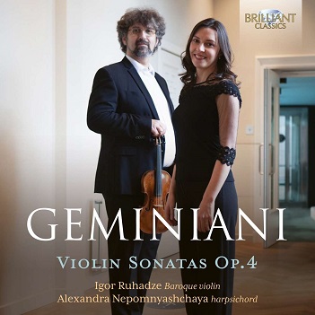 Ruhadze, Igor / Alexandra Nepomnyashchaya - Geminiani: Violin Sonatas Op.4