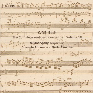 Bach, C.P.E. - Complete Keyboard Concertos Vol.18
