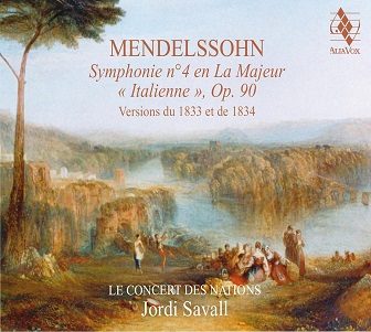 Le Concert Des Nations / Jordi Savall - Mendelssohn: Symphonie No.4 (Version 1833 & 1834)