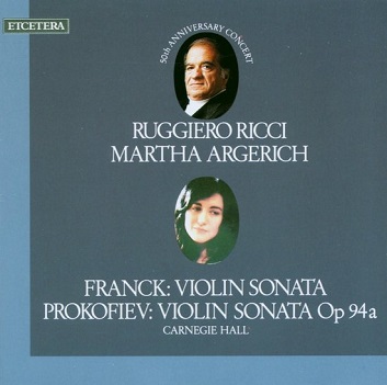 Ricci, Ruggiero/Martha Argerich - Franck/Prokofiev: Violin Sonatas