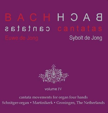 BACH, JOHANN SEBASTIAN - CANTATAS VOL. 4 - cantata movements for organ four hands
